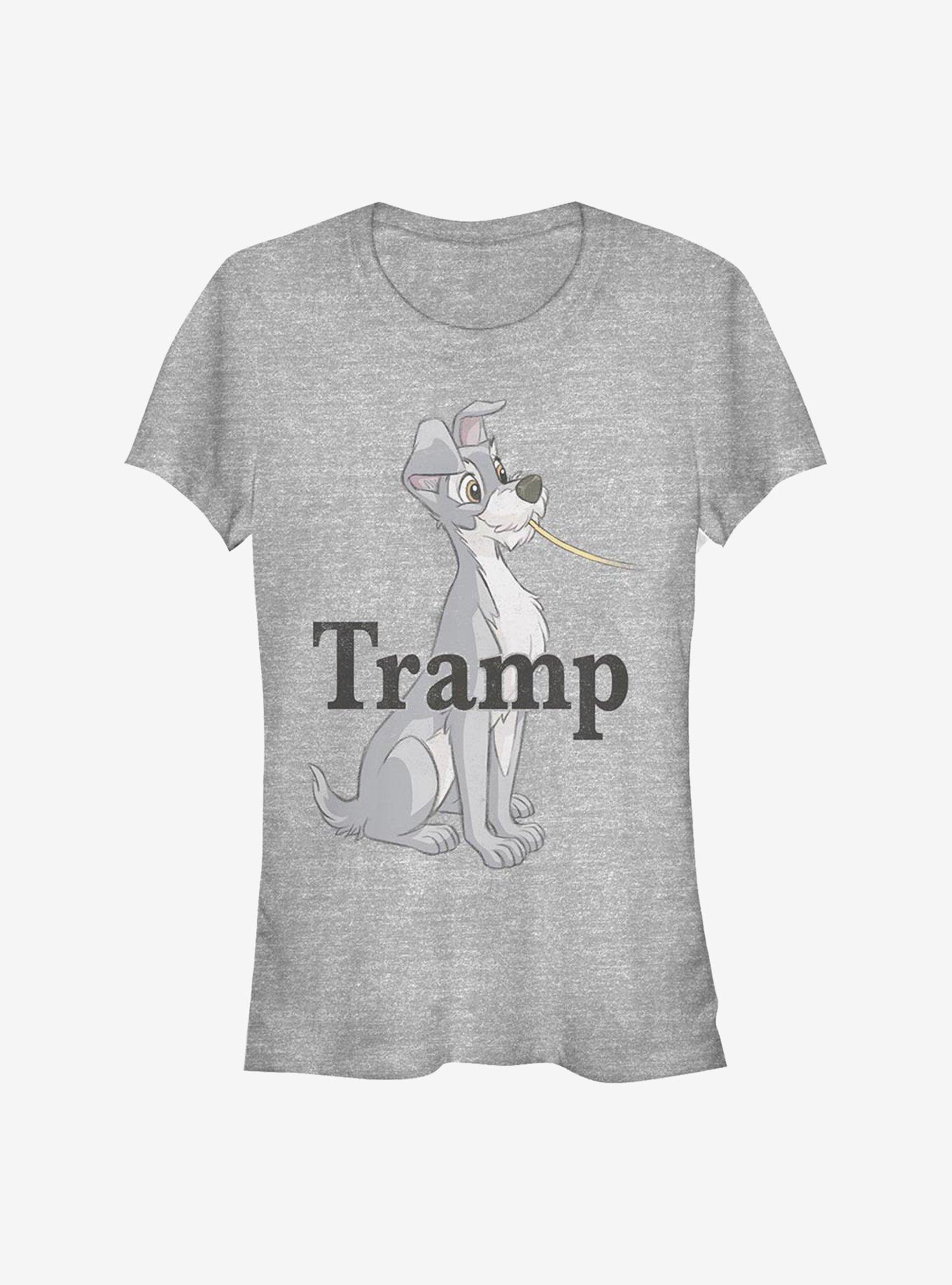 Disney Lady And The Tramp Her Tramp Girls T-Shirt, ATH HTR, hi-res