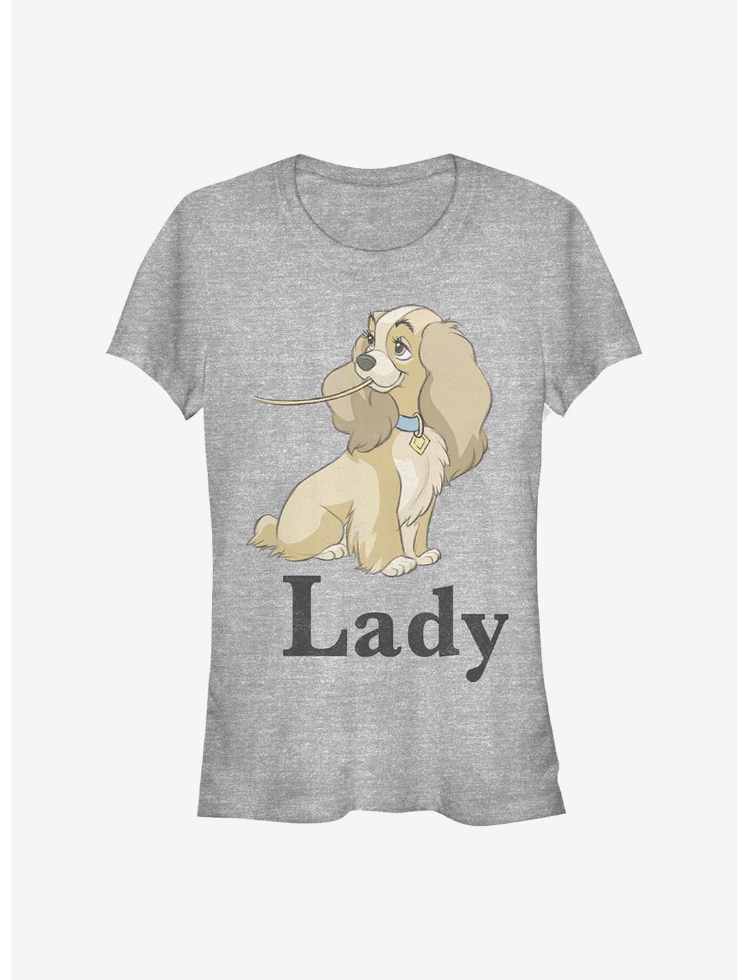 Disney Lady And The Tramp His Lady Girls T-Shirt, ATH HTR, hi-res