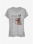 Disney Lady And The Tramp Movie Title Girls T-Shirt, ATH HTR, hi-res