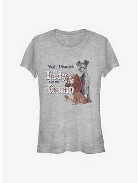 Disney Lady And The Tramp Movie Title Girls T-Shirt, , hi-res