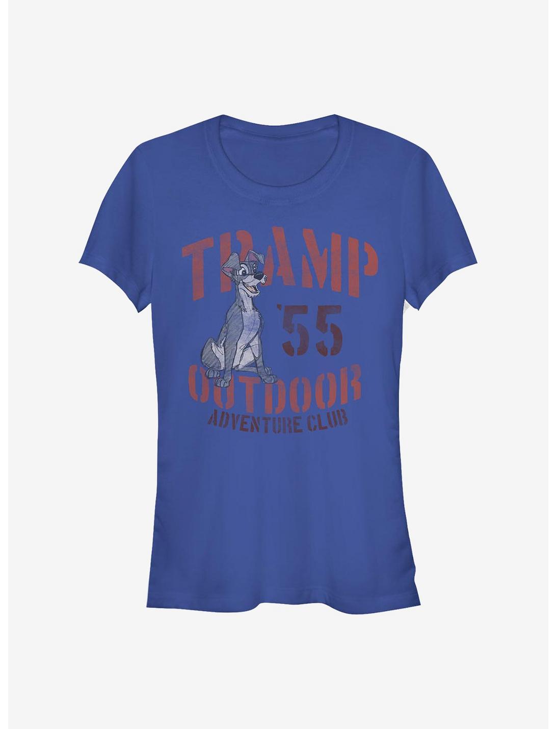 Disney Lady And The Tramp Outdoor Tramp Girls T-Shirt, ROYAL, hi-res
