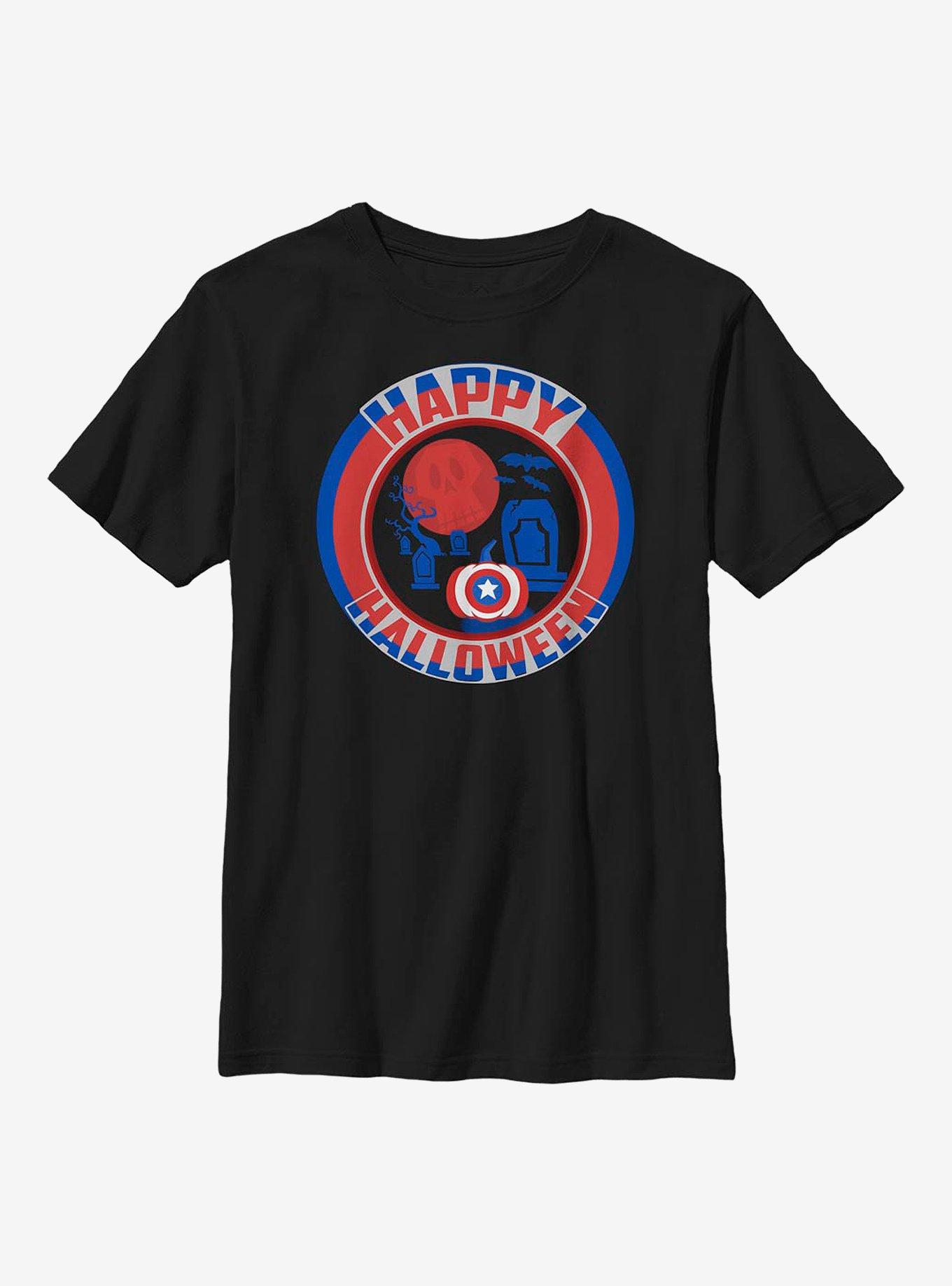 Marvel Captain America Happy Halloween Youth T-Shirt, , hi-res