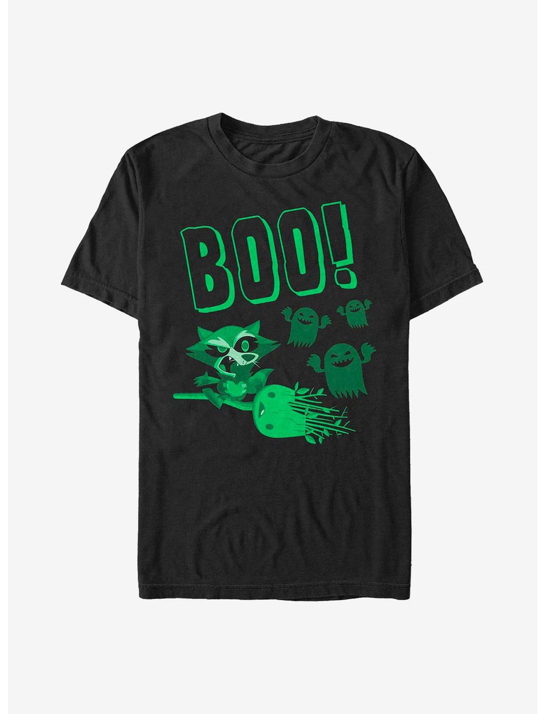 Marvel Guardians Of The Galaxy Boo Rocket T-Shirt, BLACK, hi-res