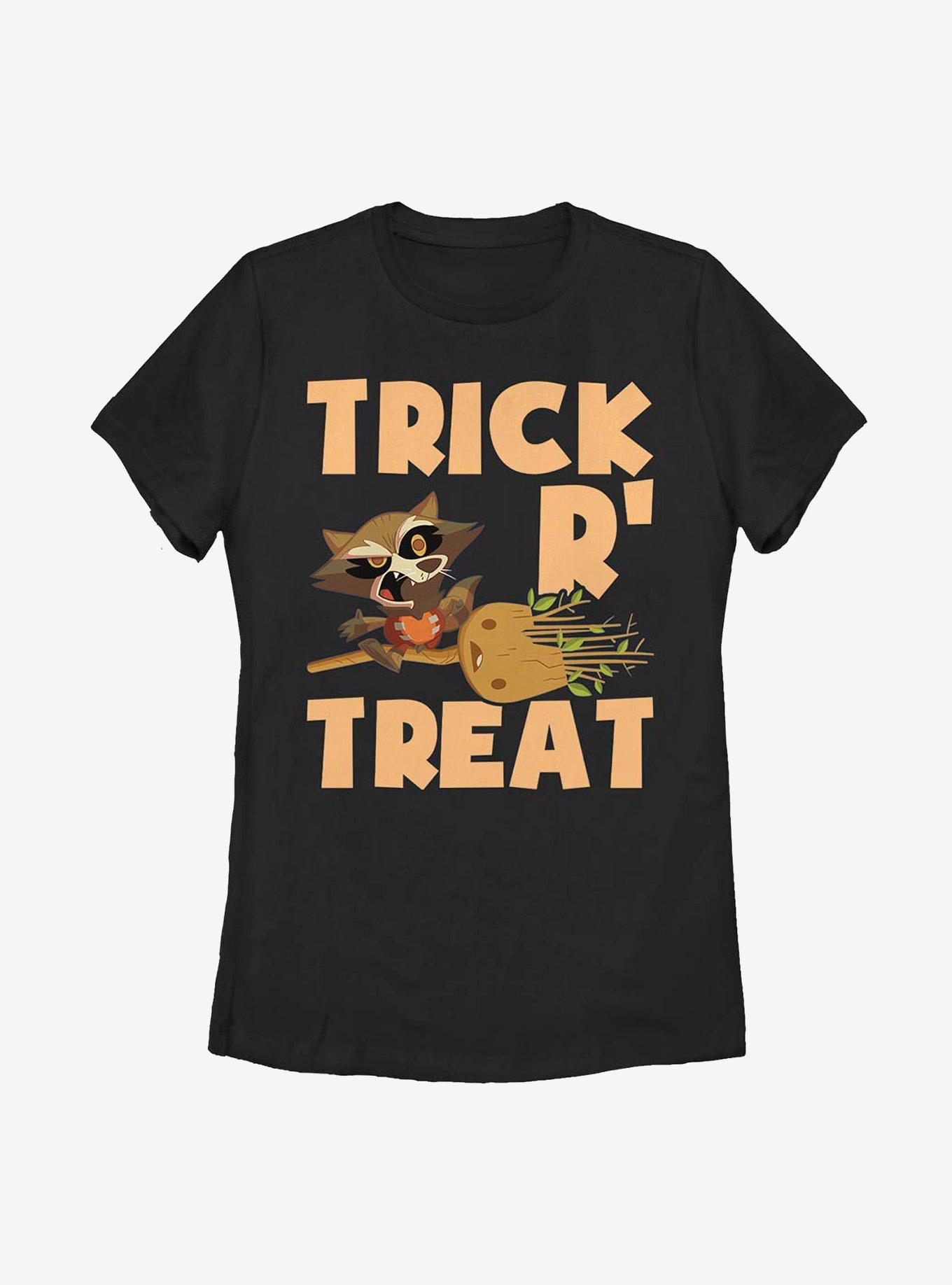 Marvel Guardians Of The Galaxy Rocket Groot Halloween Womens T-Shirt, , hi-res