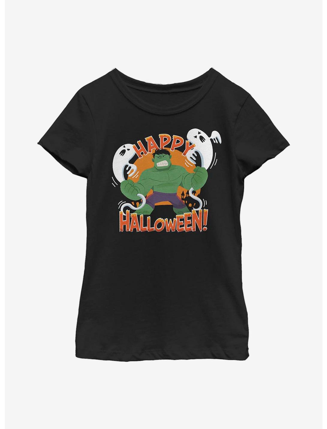 Marvel Hulk Halloween Youth Girls T-Shirt, BLACK, hi-res