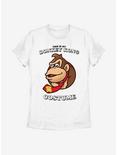 Nintendo Donkey Kong Face Womens T-Shirt, WHITE, hi-res