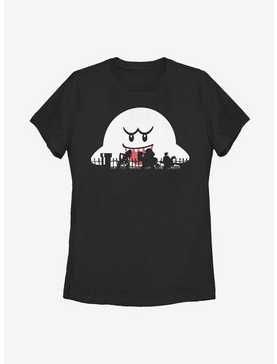 Nintendo Mario Halloween Silhouettes Womens T-Shirt, , hi-res