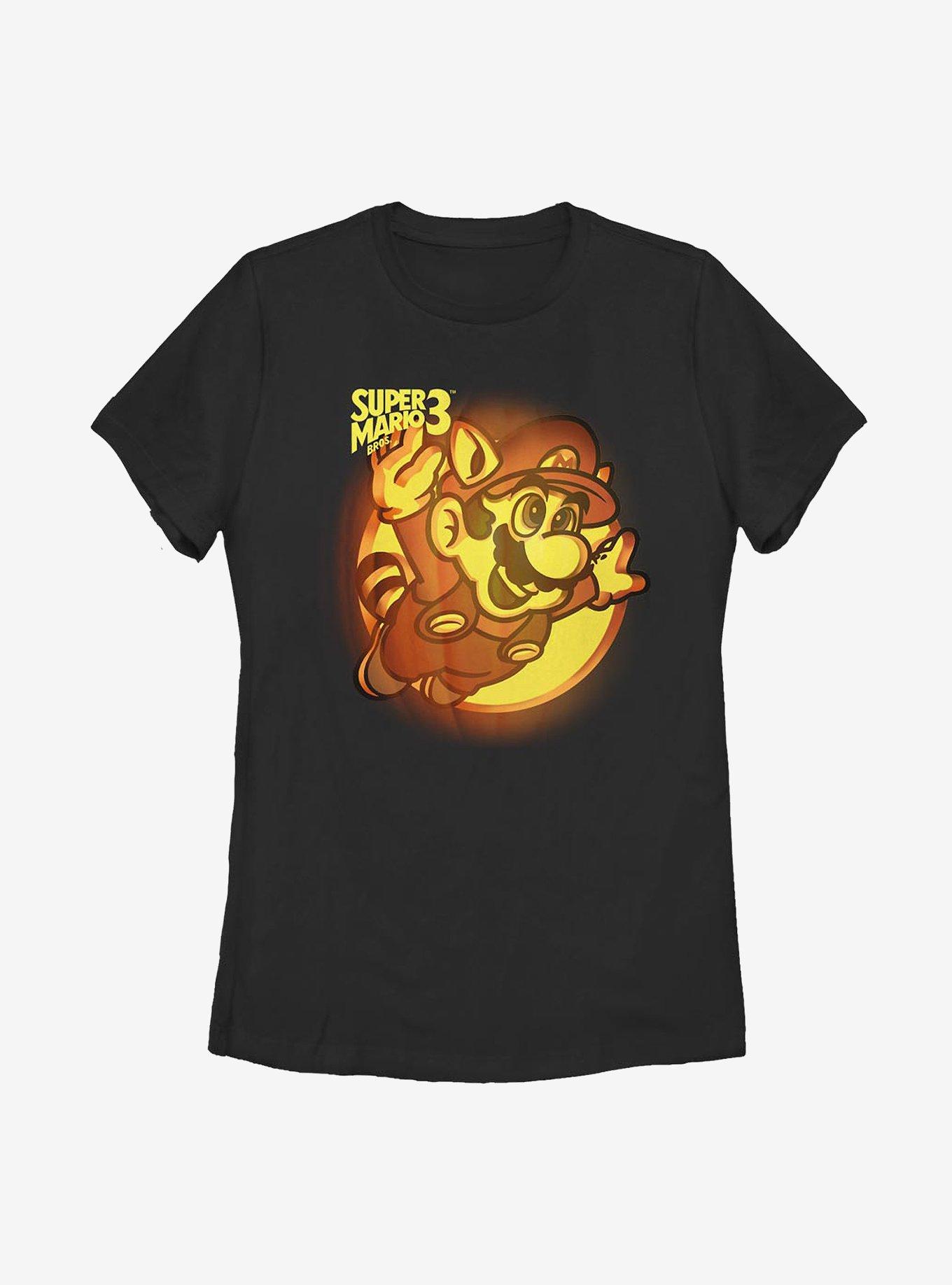 Nintendo Mario Pumpkin Logo Womens T-Shirt, , hi-res