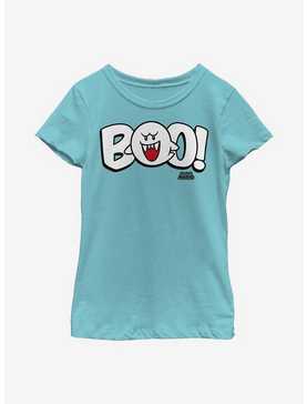 Nintendo Mario Boo Youth Girls T-Shirt, , hi-res