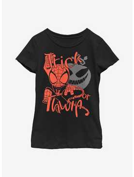Marvel Spider-Man Trick Or Thwip Youth Girls T-Shirt, , hi-res