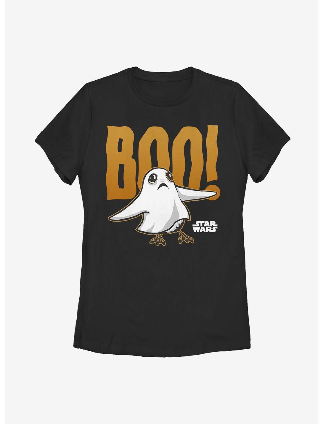 Star Wars Ghost Porg Womens T-Shirt, BLACK, hi-res