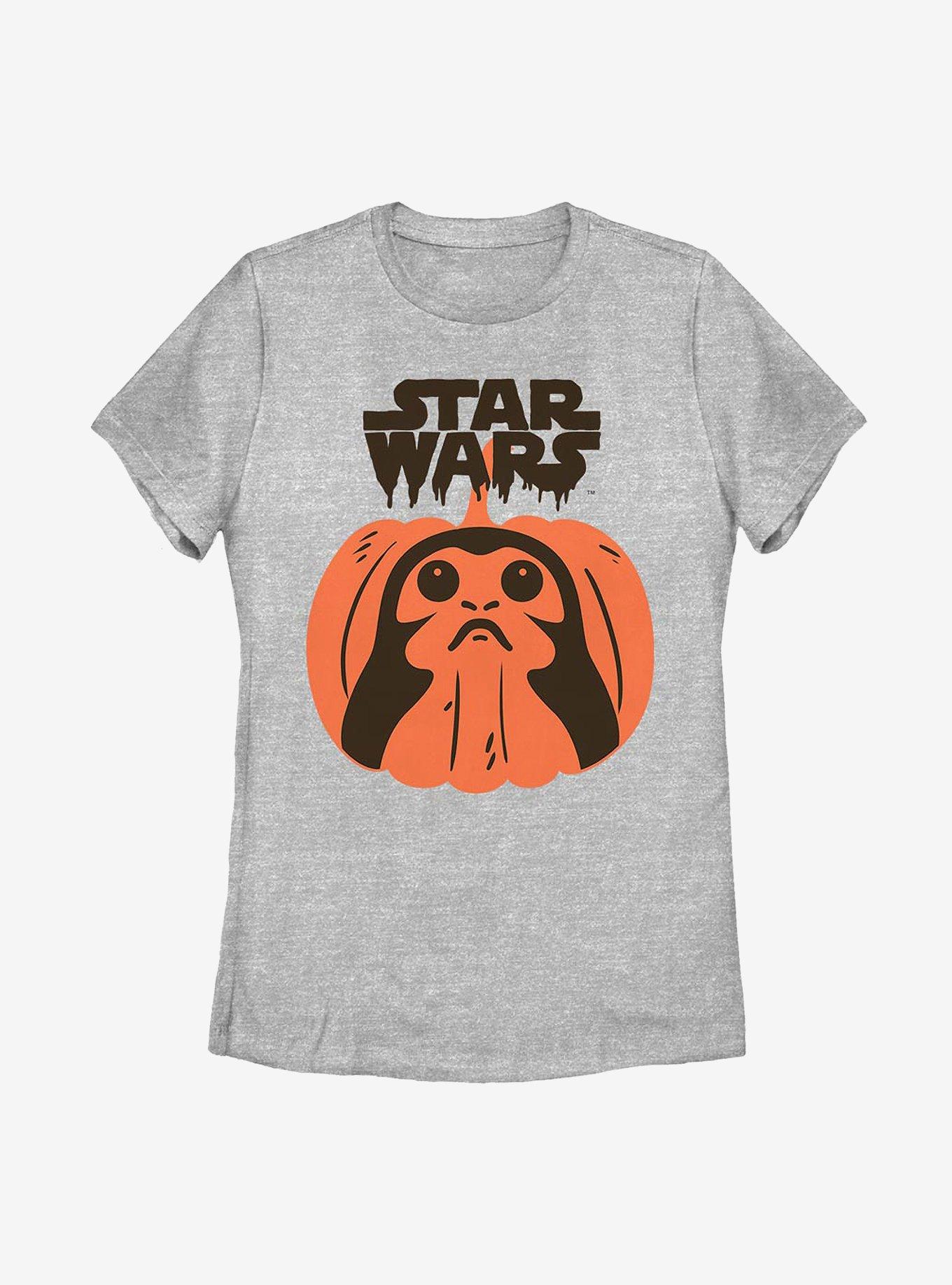 Star Wars Porg Pumpkin Womens T-Shirt, , hi-res