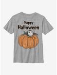 Star Wars Porg On A Pumpkin Youth T-Shirt, ATH HTR, hi-res