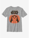 Star Wars Porg Pumpkin Youth T-Shirt, ATH HTR, hi-res