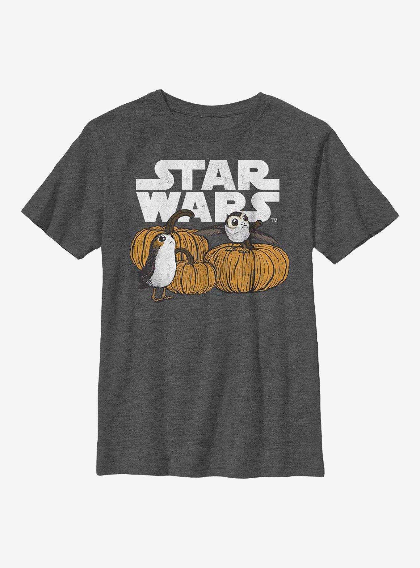 Star Wars Pumpkin Patch Porg Youth T-Shirt, , hi-res