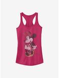 Disney Minnie Mouse Classic Vintage Minnie Girls Tank, RASPBERRY, hi-res