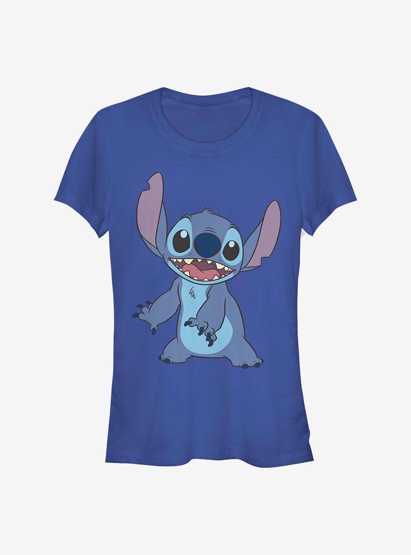 Disney Lilo & Stitch Basic Stitch Girls T-Shirt - BLUE | Hot Topic