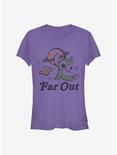 Disney Lilo & Stitch Far Out Stitch Girls T-Shirt, PURPLE, hi-res