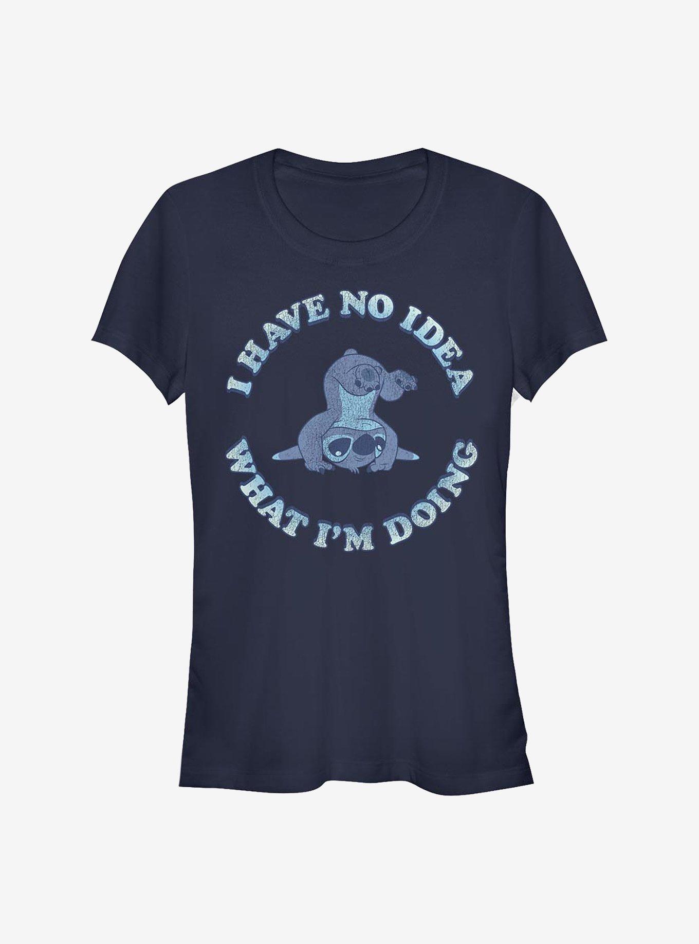Disney Lilo & Stitch No Idea Girls T-Shirt