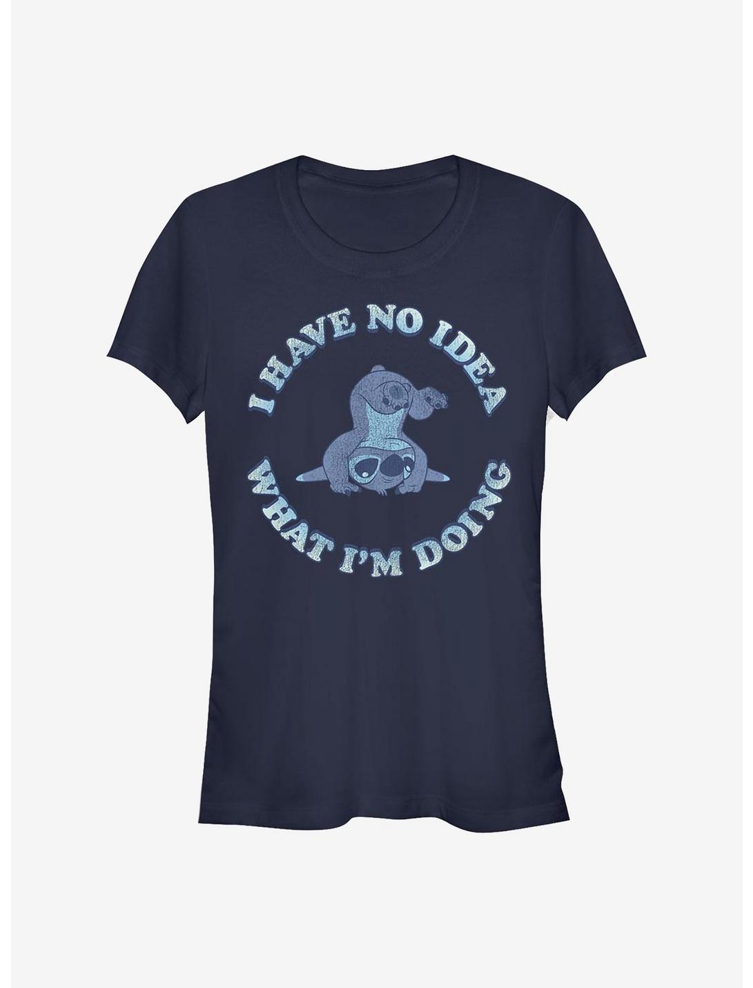 Disney Lilo & Stitch No Idea Girls T-Shirt, NAVY, hi-res