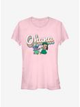 Disney Lilo & Stitch Rainbow Ohana Girls T-Shirt, LIGHT PINK, hi-res
