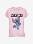 Disney Lilo & Stitch So Extra Girls T-Shirt, LIGHT PINK, hi-res
