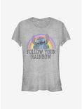 Disney Lilo & Stitch Rainbow Girls T-Shirt, ATH HTR, hi-res
