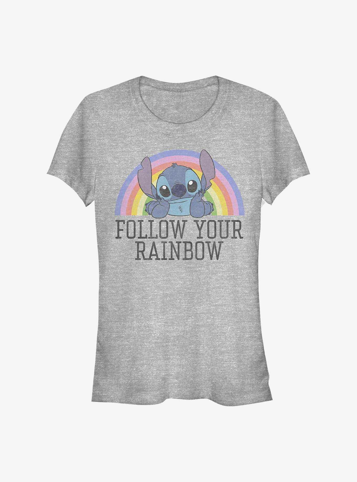 Disney Lilo & Stitch Rainbow Girls T-Shirt, , hi-res
