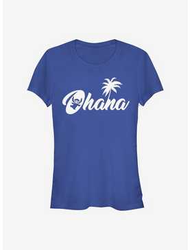 Disney Lilo & Stitch Sillhouette Ohana Girls T-Shirt, , hi-res