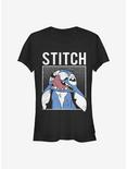Disney Lilo & Stitch Savage Stitch Girls T-Shirt, BLACK, hi-res