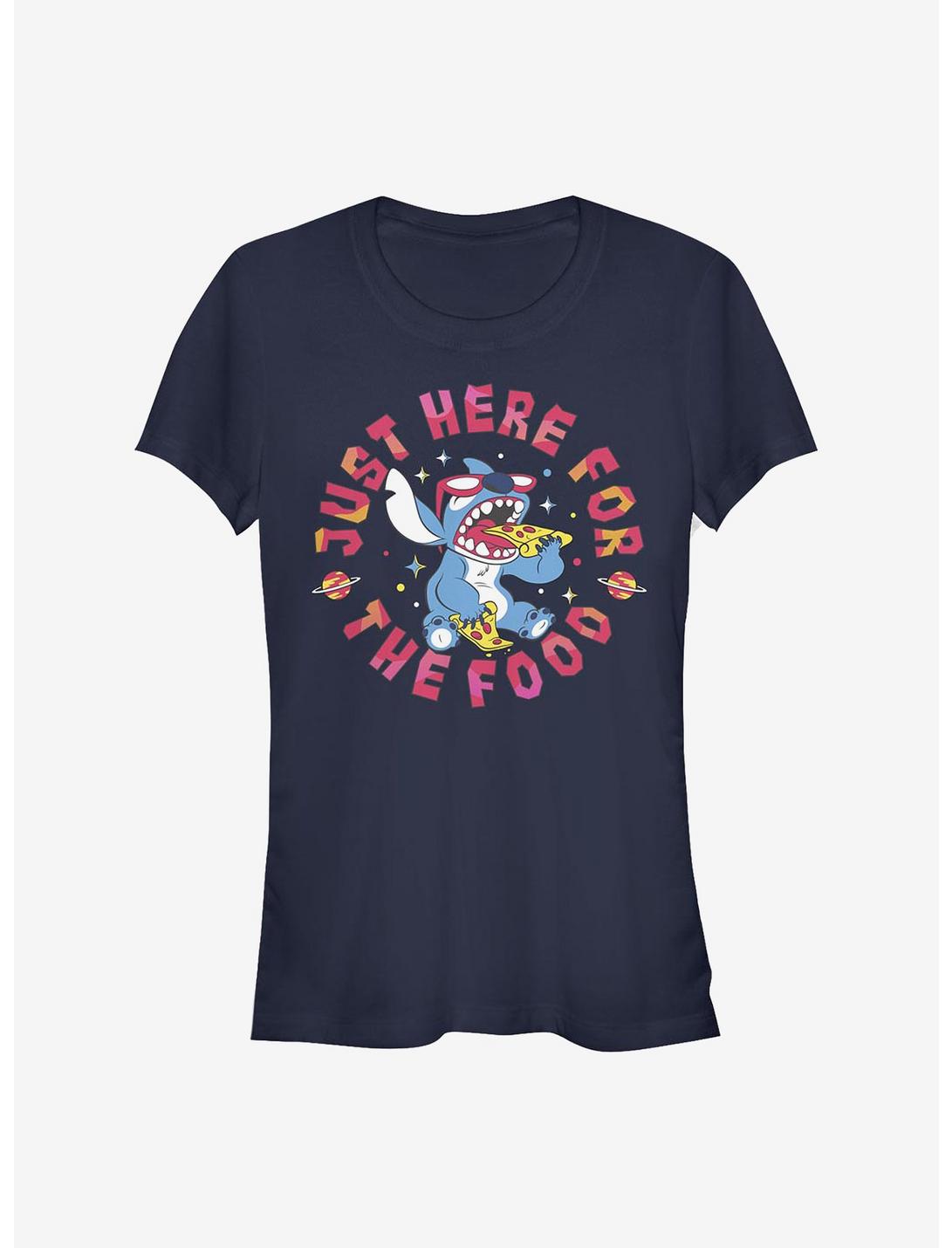 Disney Lilo & Stitch Pizza Girls T-Shirt, NAVY, hi-res