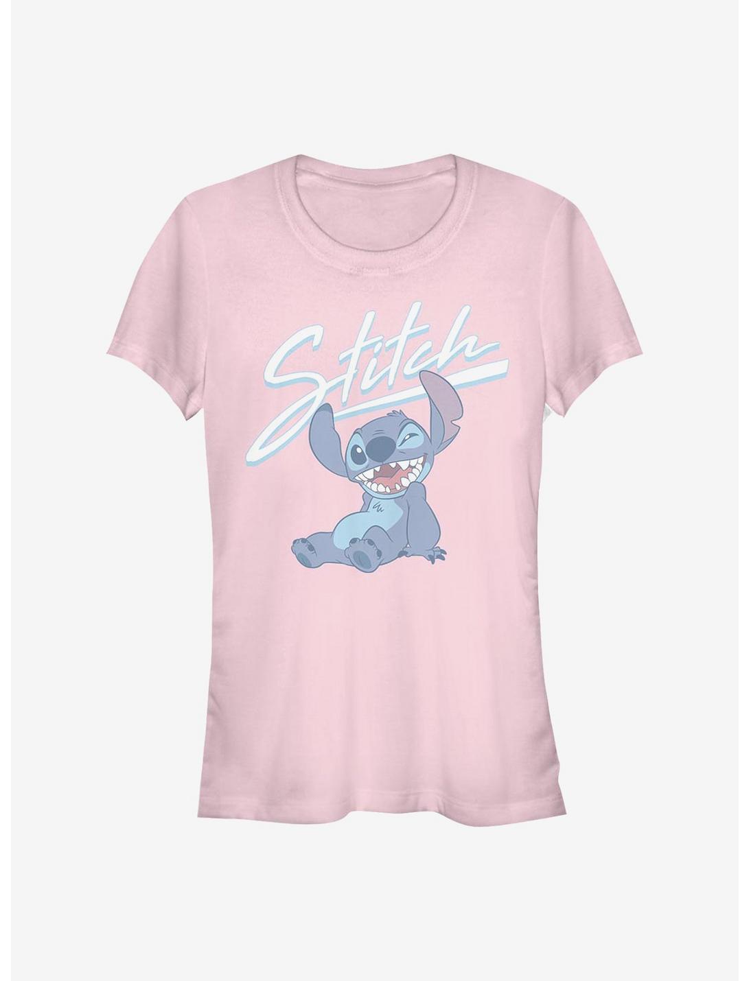 Disney Lilo & Stitch Wink Girls T-Shirt, LIGHT PINK, hi-res