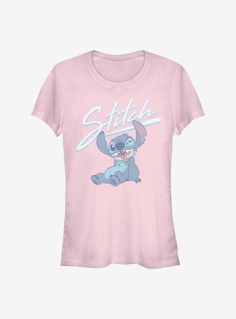 Disney Lilo & Stitch Wink Girls T-Shirt - PINK | Hot Topic