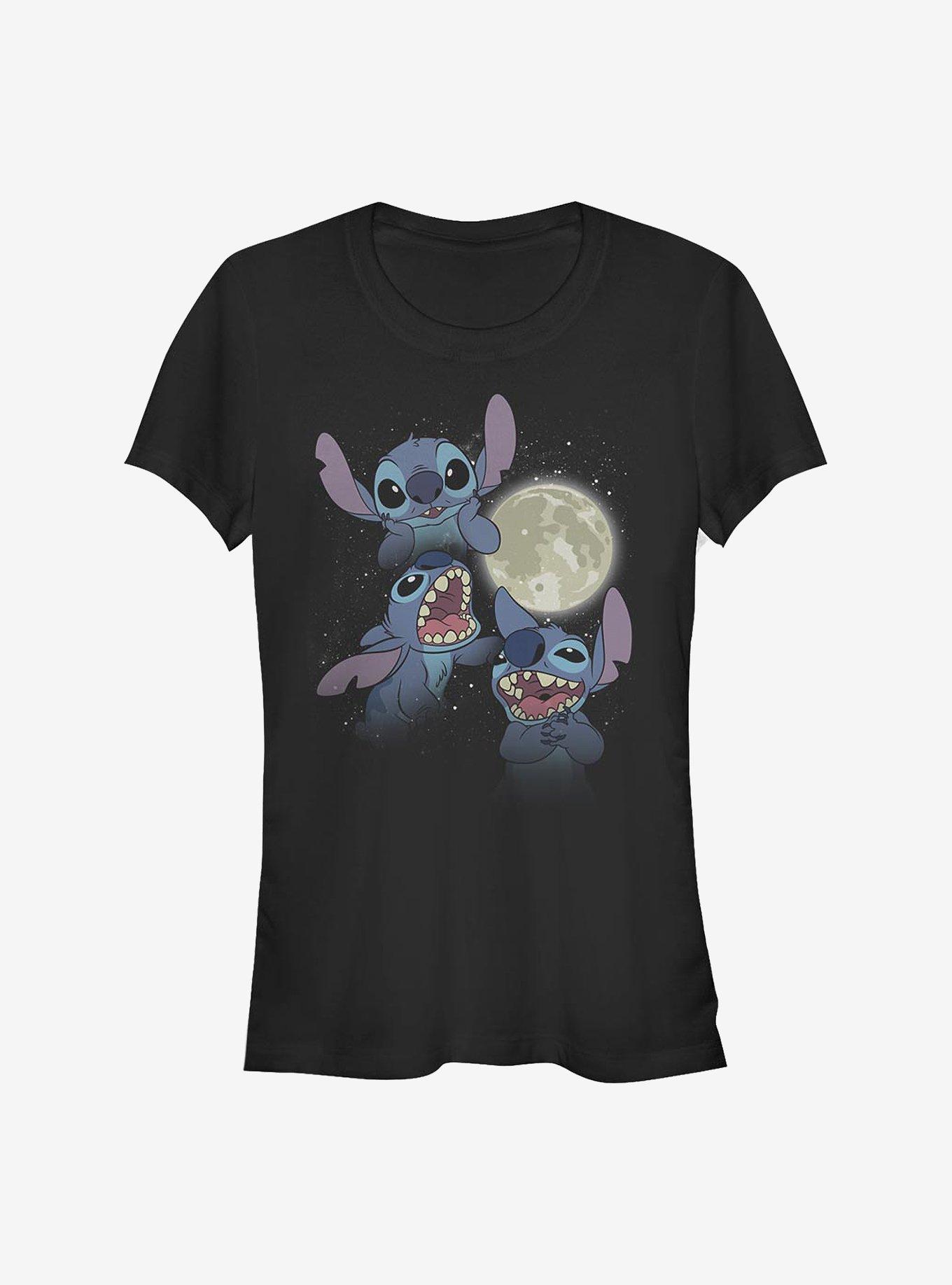 Disney Lilo & Stitch Three Stitch Moon Girls T-Shirt