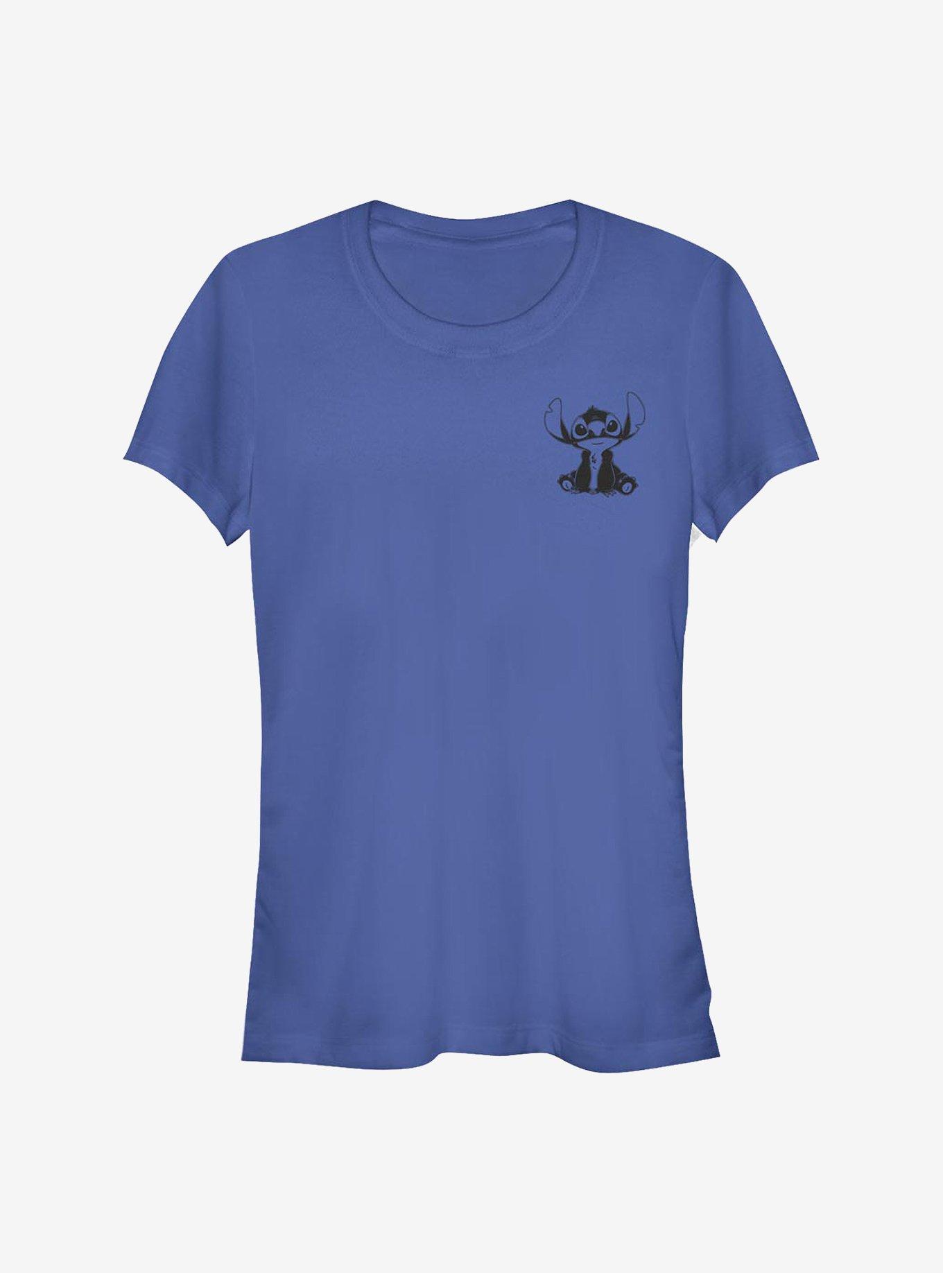 Disney Lilo & Stitch Vintage Lined Stitch Girls T-Shirt