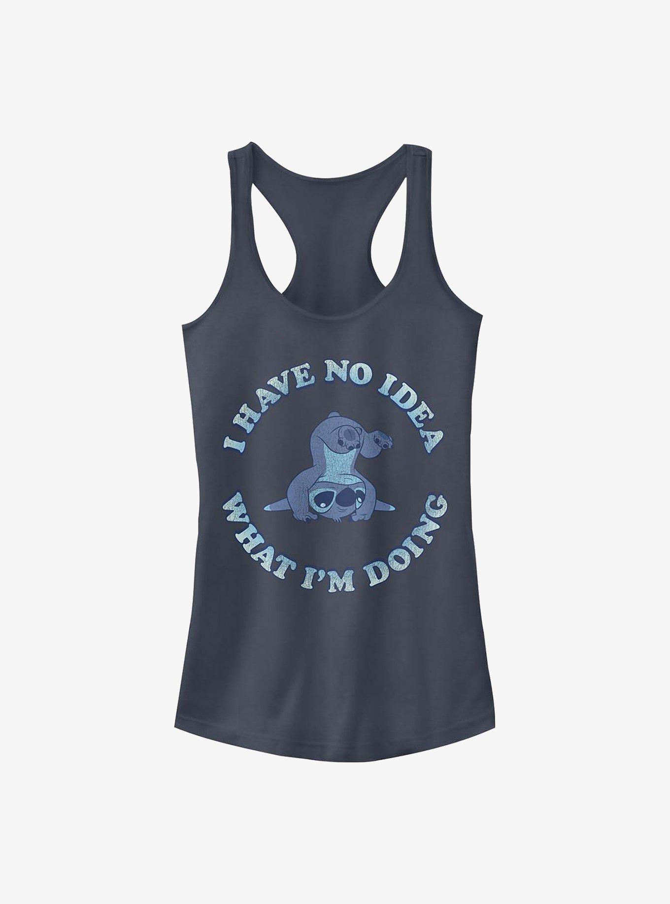 Disney Lilo & Stitch No Idea Girls Tank, INDIGO, hi-res