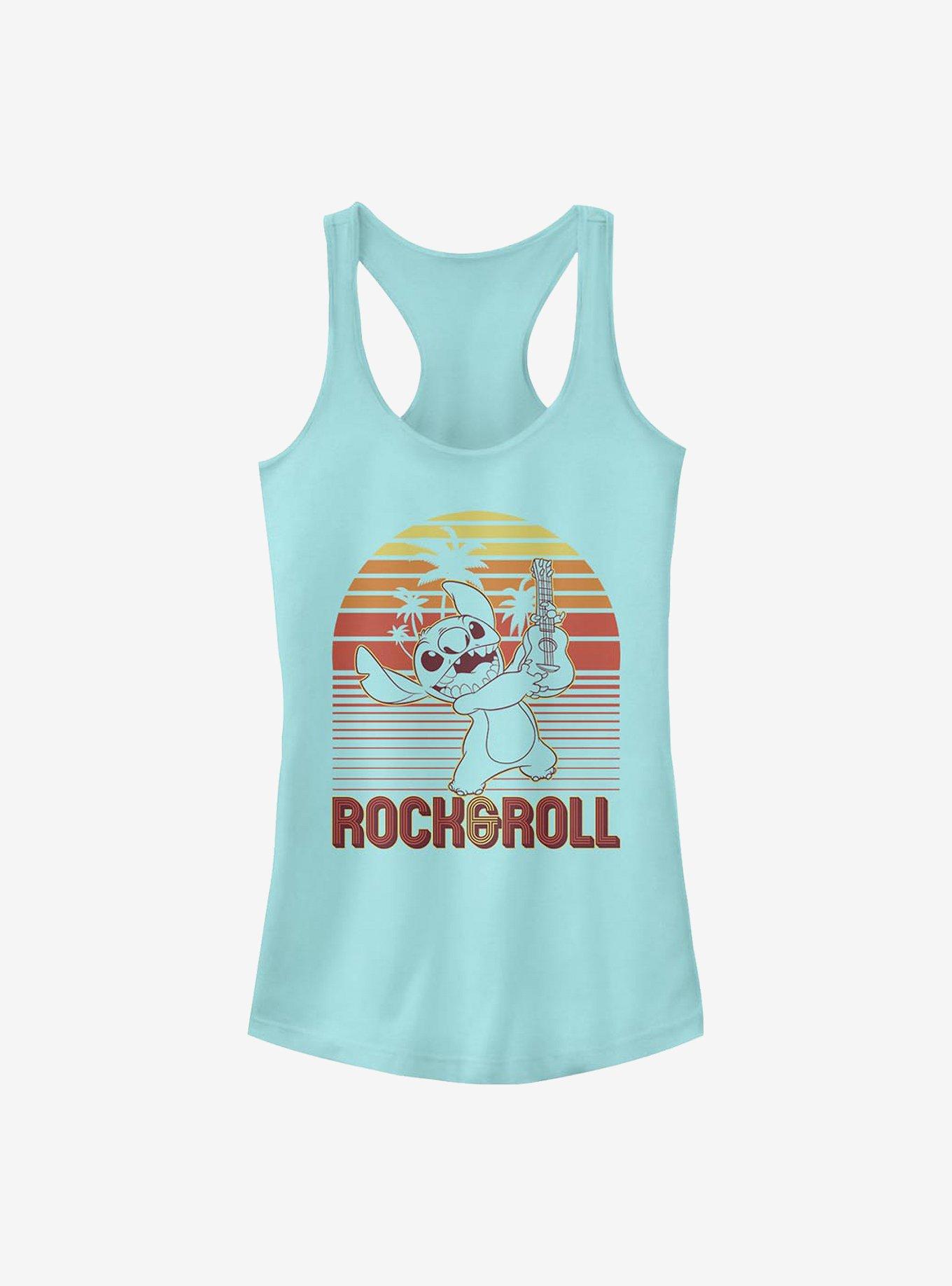 Disney Lilo & Stitch Rock And Roll Stitch Girls Tank, , hi-res
