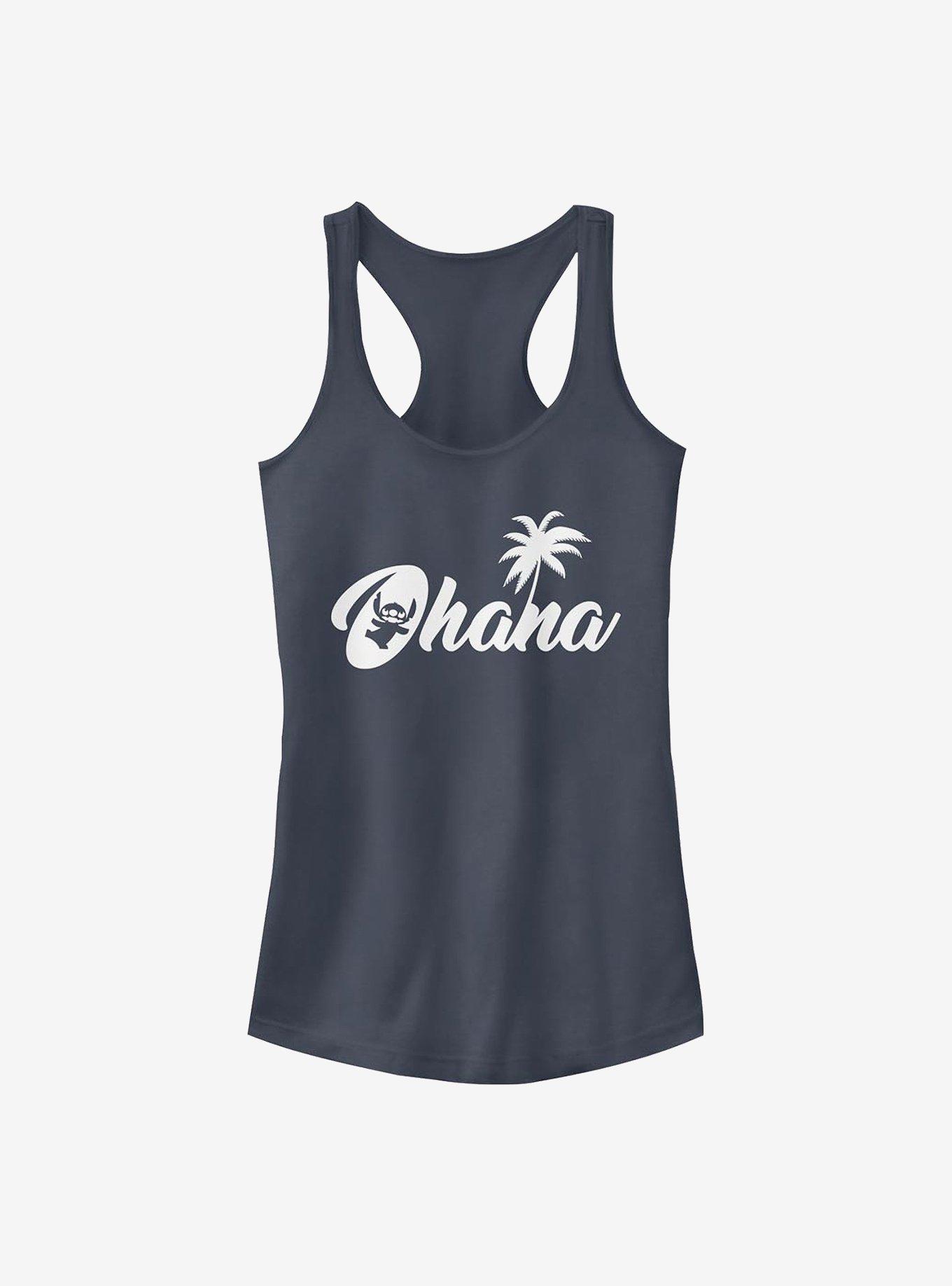 Disney Lilo & Stitch Sillhouette Ohana Girls Tank, , hi-res