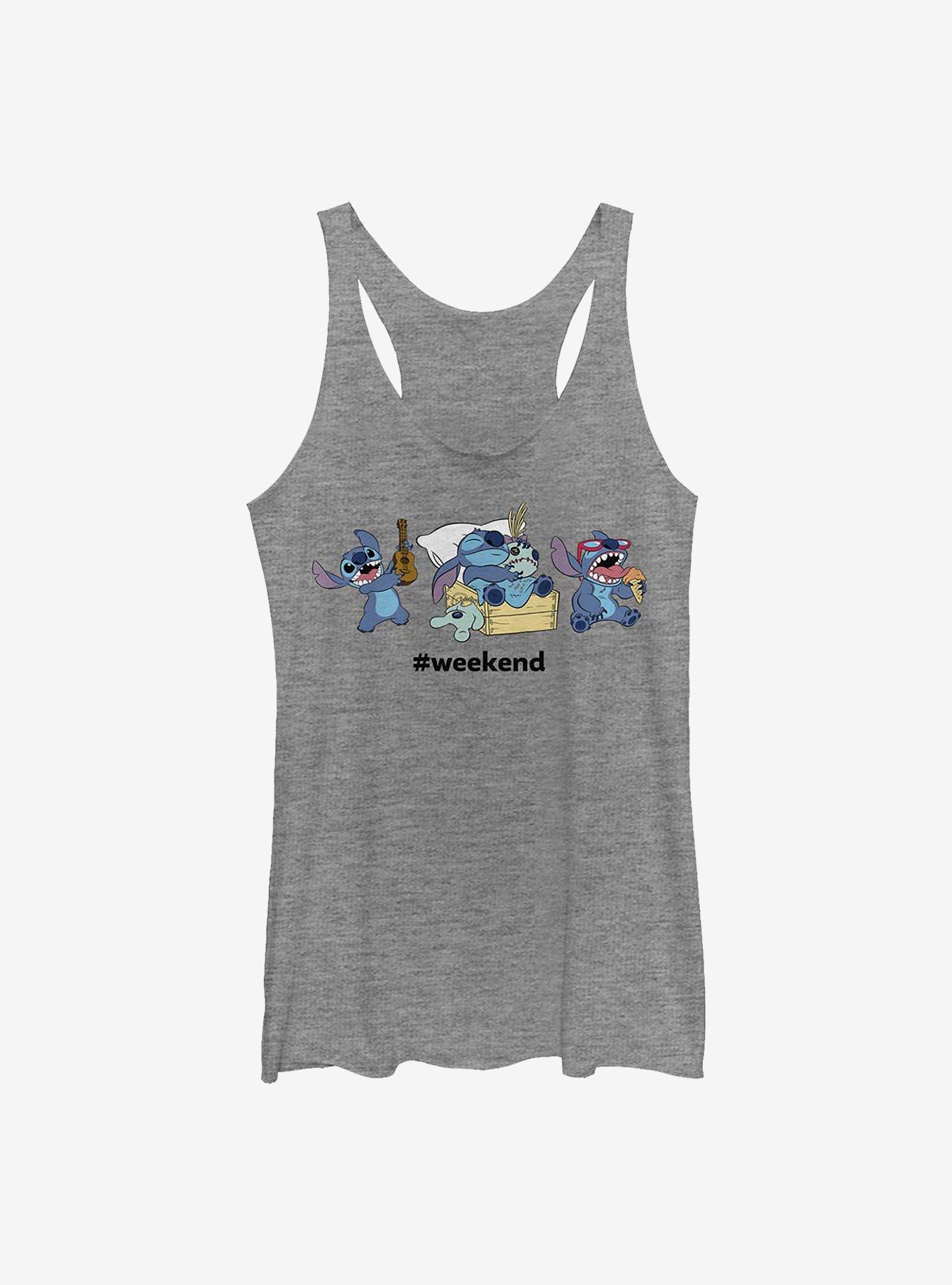 Disney Lilo & Stitch Weekend Girls Tank, GRAY HTR, hi-res