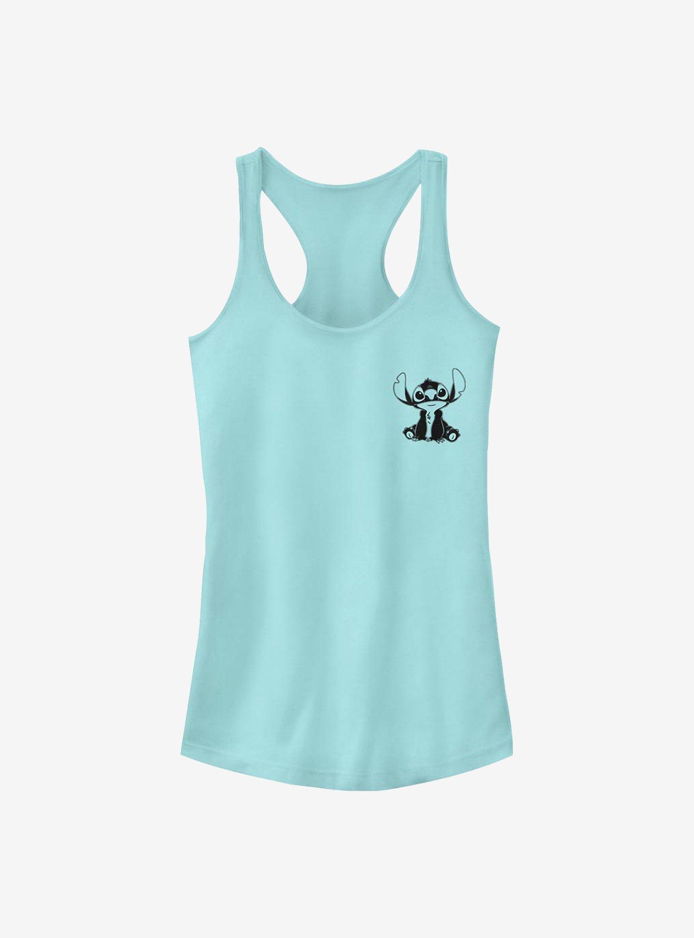 Disney Lilo & Stitch Vintage Lined Stitch Girls Tank, CANCUN, hi-res