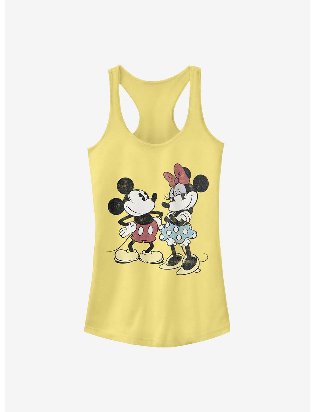 Disney Mickey Mouse Mickey Minnie Retro Girls Tank, BANANA, hi-res
