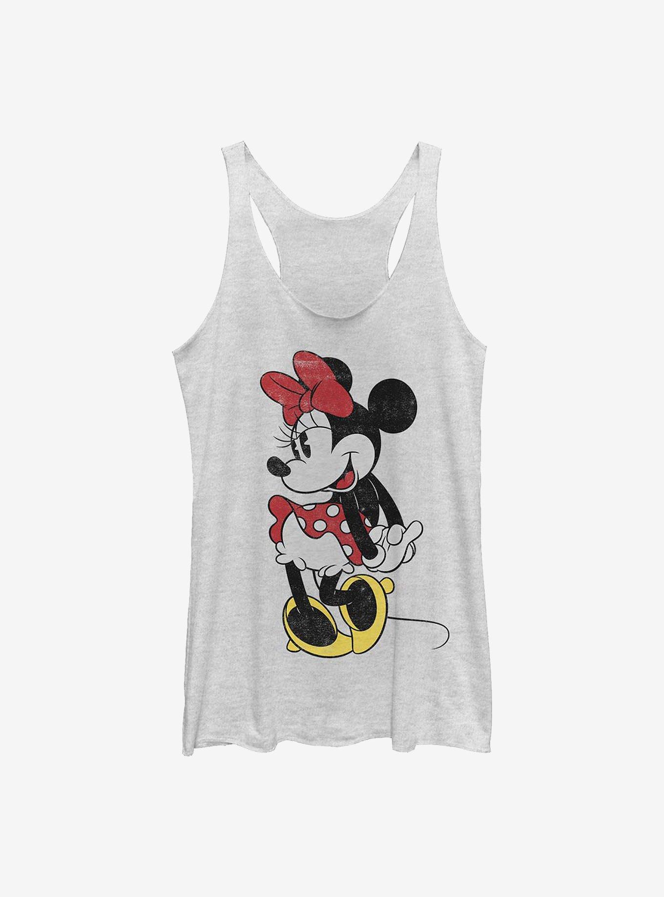 Disney Minnie Mouse Classic Minnie Girls Tank, WHITE HTR, hi-res