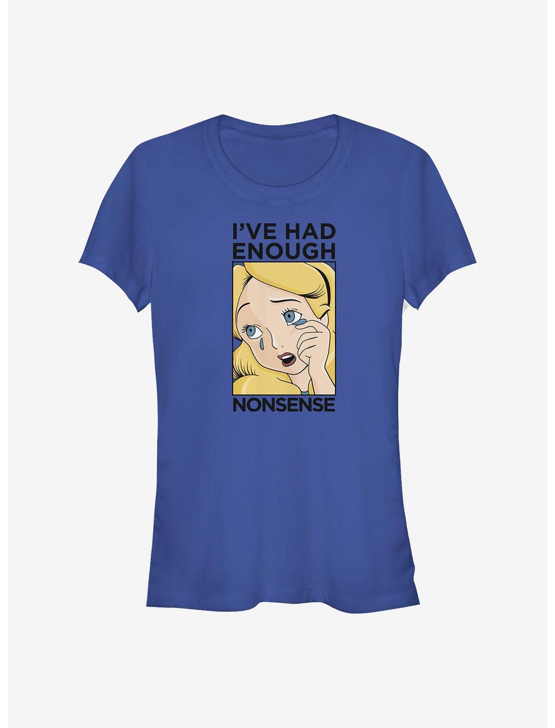 Disney Alice In Wonderland Alice Lichtenstein Girls T-Shirt, ROYAL, hi-res