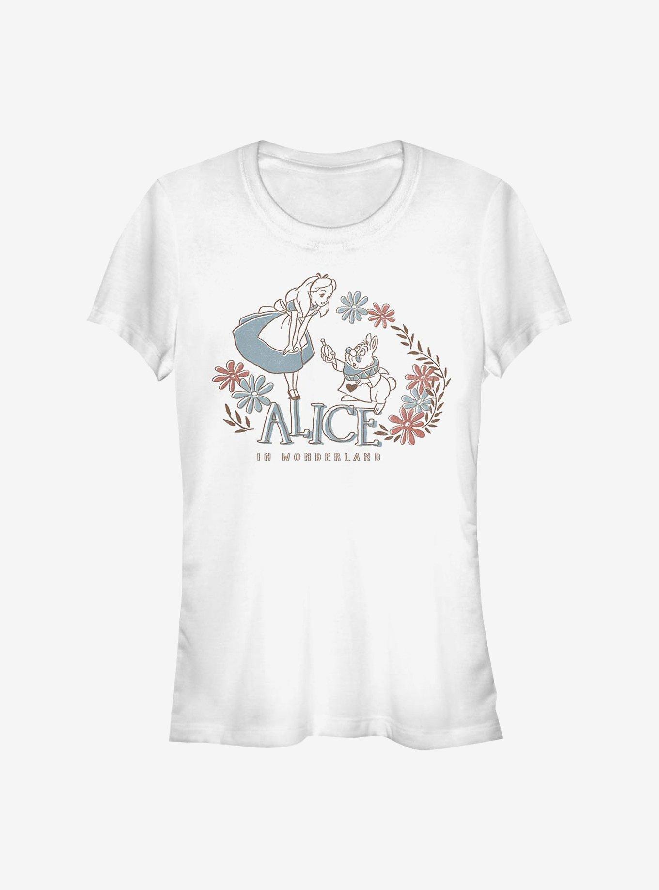 Disney Alice In Wonderland Alice And Rabbit Girls T-Shirt, , hi-res