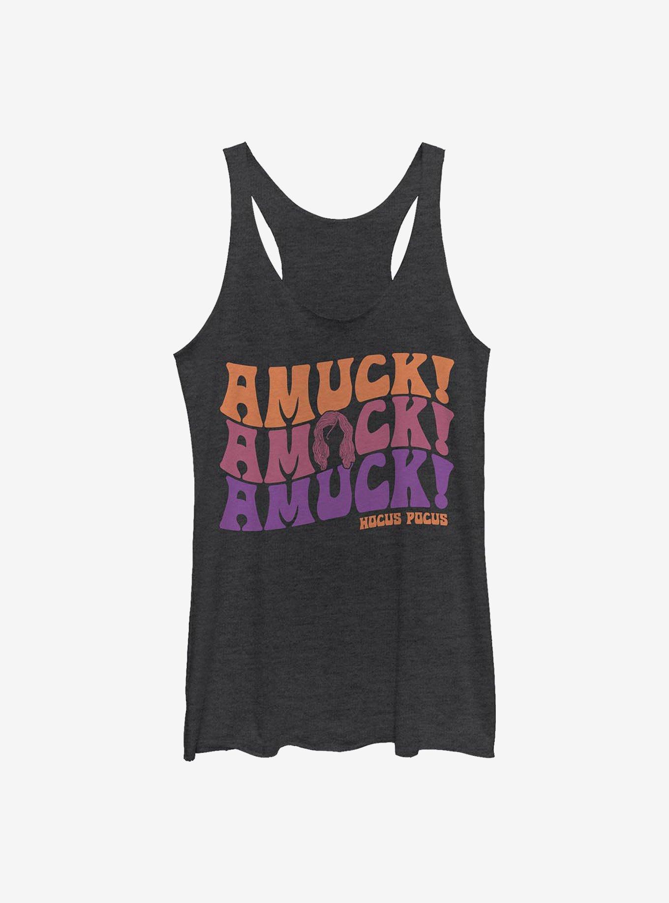 Disney Hocus Pocus Amuck Girls Tank Top, BLK HTR, hi-res