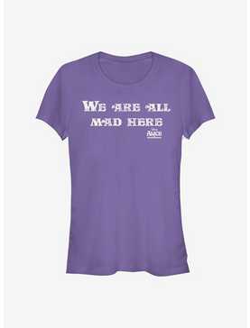 Disney Alice In Wonderland All Mad Here Girls T-Shirt, , hi-res