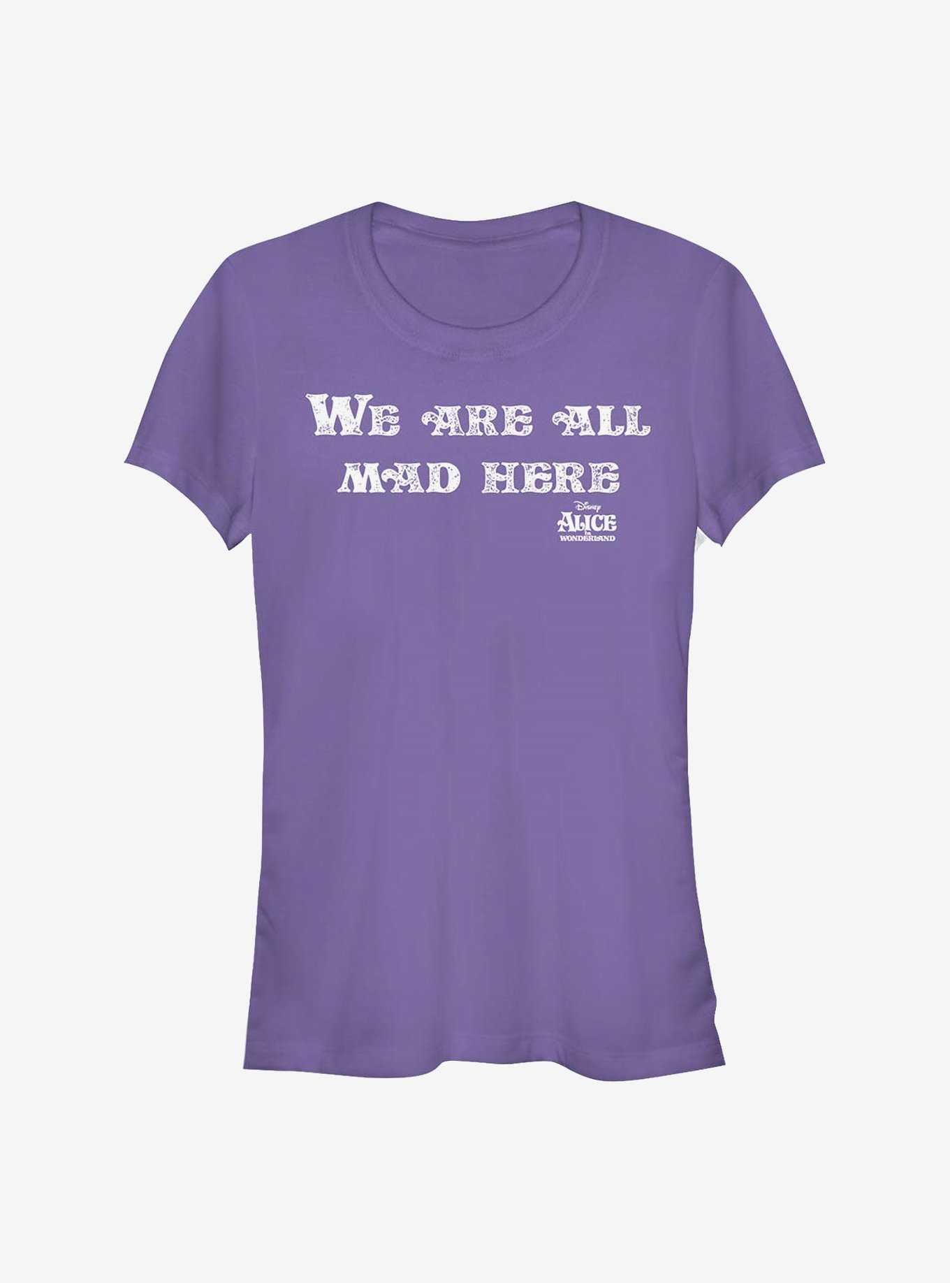 Disney Alice In Wonderland All Mad Here Girls T-Shirt, , hi-res