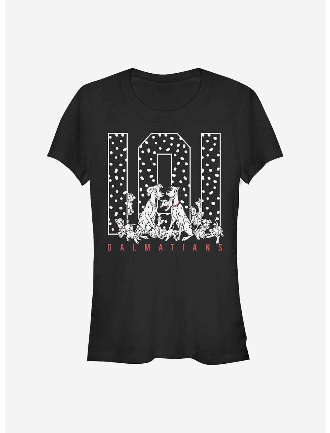 Disney 101 Dalmatians One Oh One Spots Girls T-Shirt, BLACK, hi-res