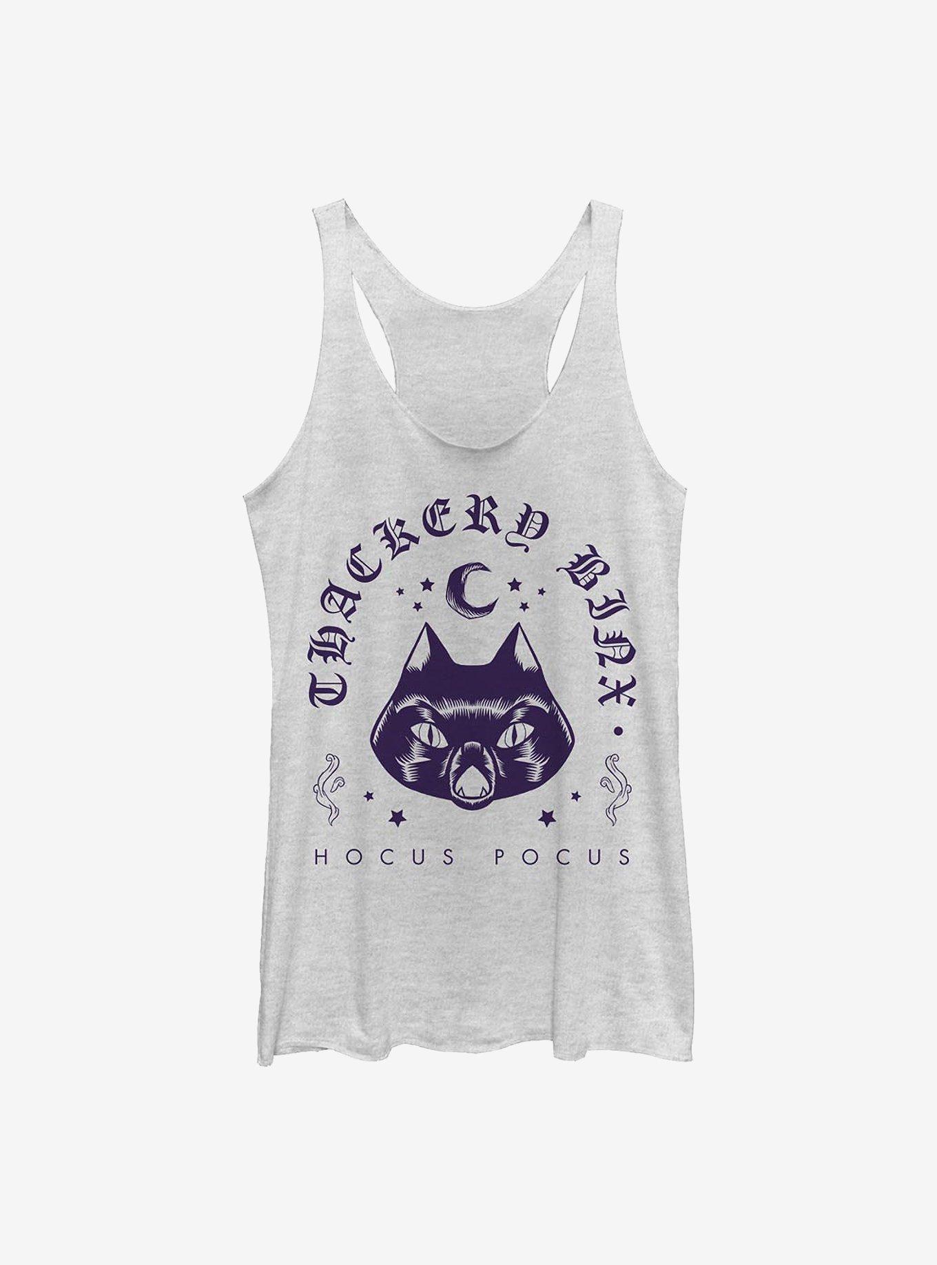 Disney Hocus Pocus Binx Tombstone Girls Tank, WHITE HTR, hi-res