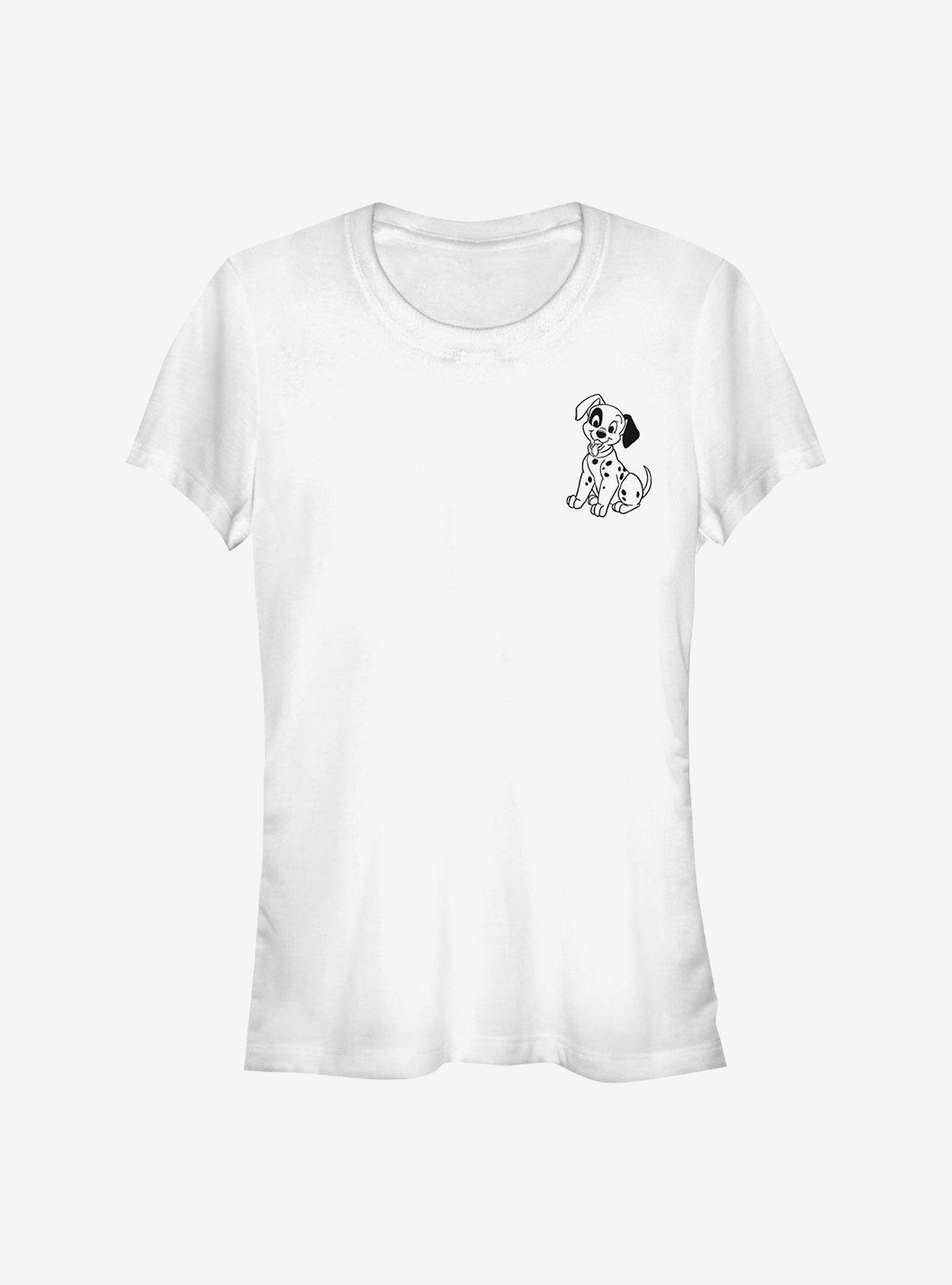 Disney 101 Dalmatians Patch Line Girls T-Shirt, WHITE, hi-res